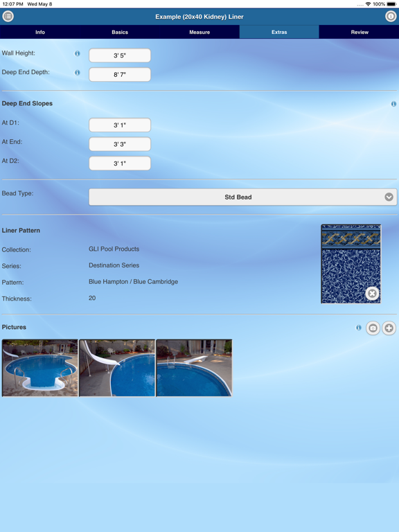 AB My Pool iPad screenshot 2 - Utilities app