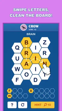 Game screenshot Wordful Hexa-Brain Word Search apk