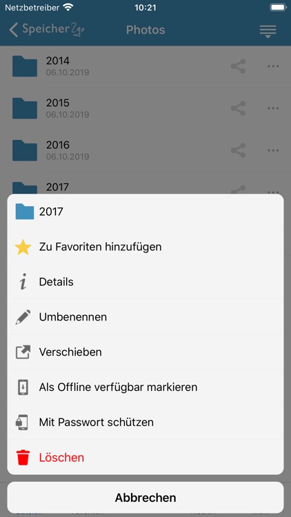 Speicher2go screenshot-3
