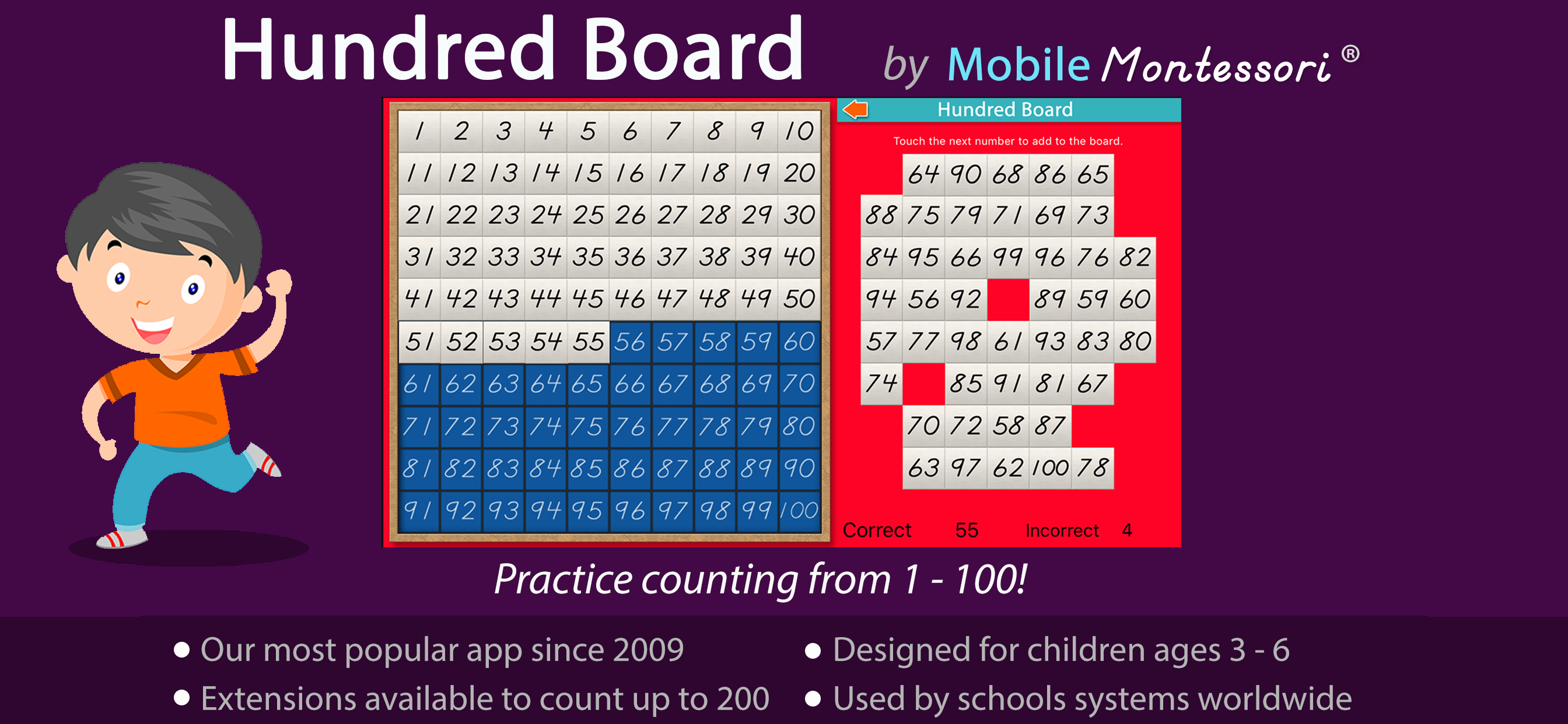 Hundred Board -Montessori Math