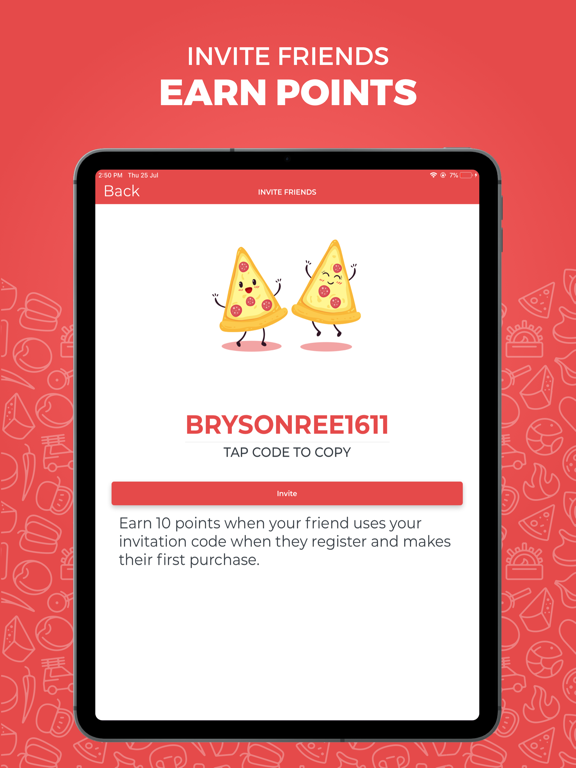 Gabriel Pizza iPad screenshot 4 - Food & Drink app