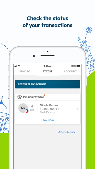 Small World Money Transfer Screenshot