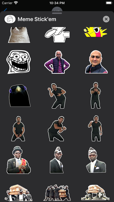 Screenshot #2 pour Meme Stick'em