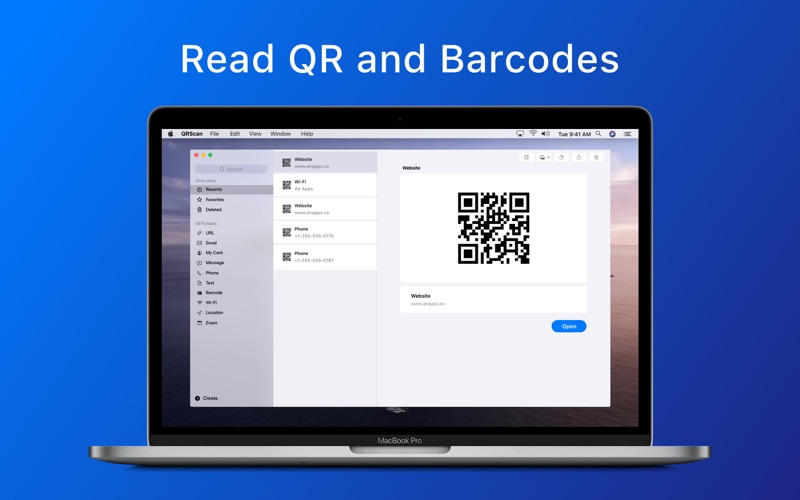 qr code reader - qrscan iphone screenshot 1