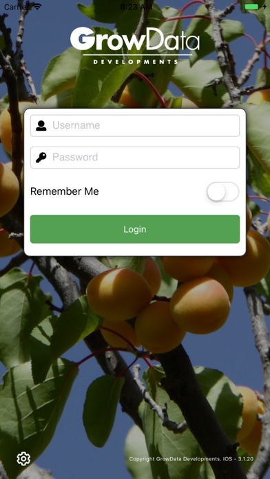 Growdata Harvest Screenshot