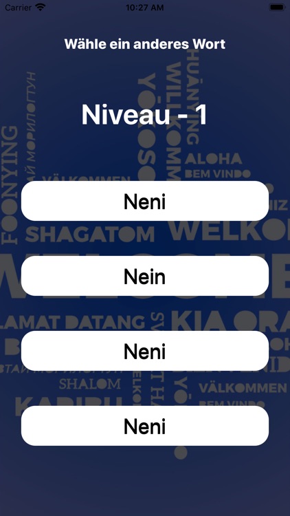 Word Difference - German