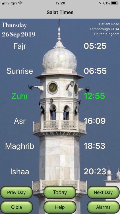 Salat Calculator - MAUK