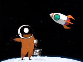 Astronaut - Go to Mars or Moon