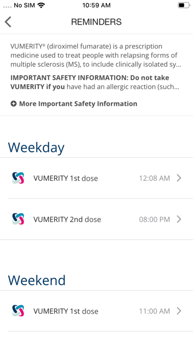 myVUMERITY screenshot 3