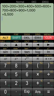 Panecal Plus Sci. Calculator iphone resimleri 1