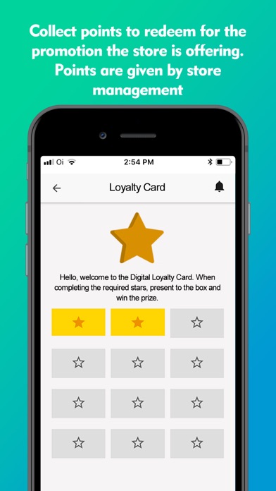 Digital Loyalty Card Screenshot
