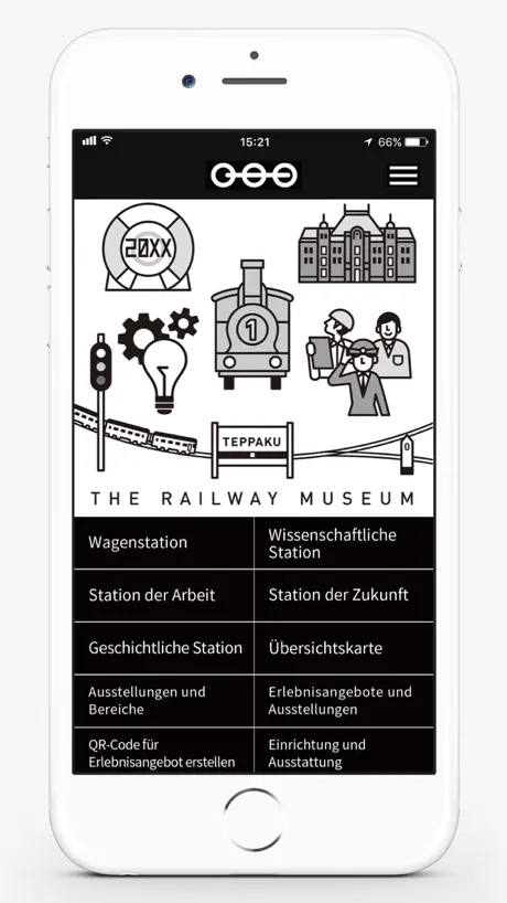 App des Eisenbahnmuseums