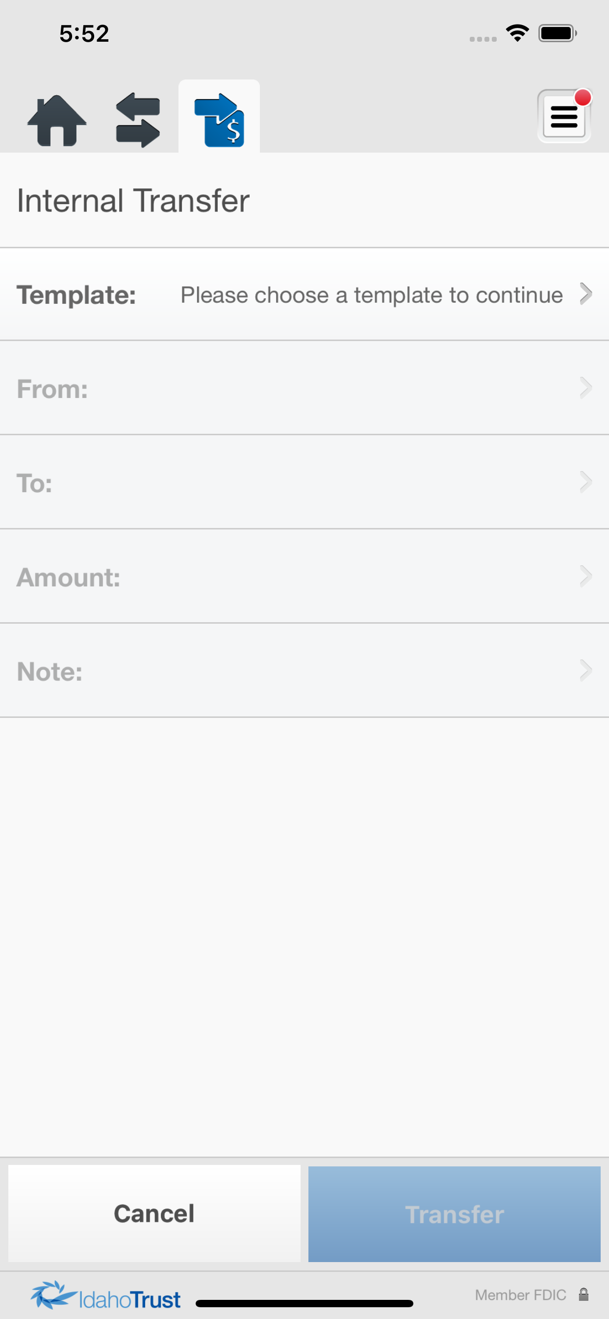 Idaho Trust Biz Mobile Banking