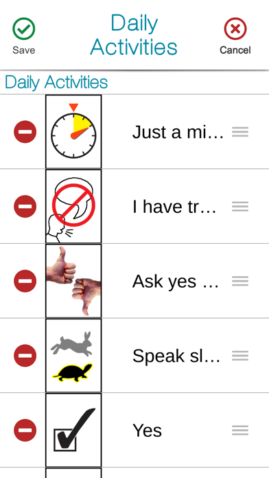 SmallTalk Daily Activities Screenshot