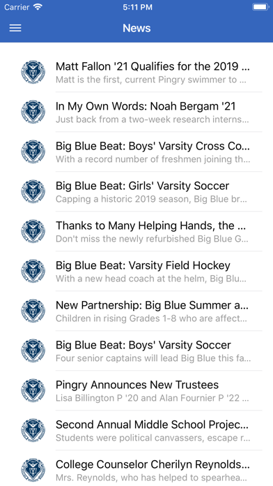 Screenshot #3 pour Pingry Today