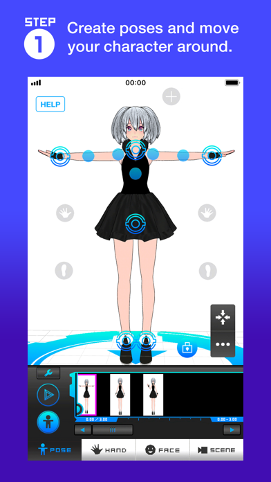 Bot3D Editor - 3D Anime Editor Screenshot