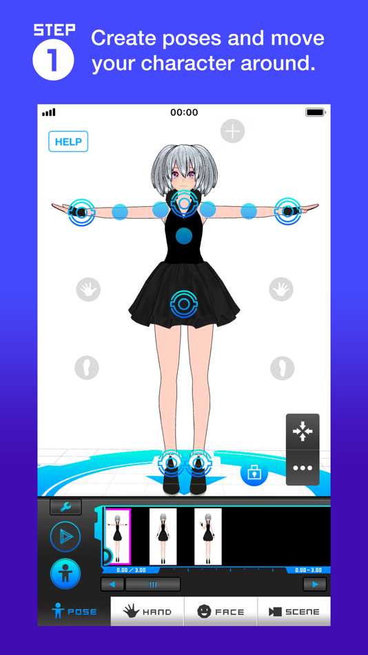 #4. Bot3D Editor - 3D Anime Editor (iOS) By: heuristic Inc.
