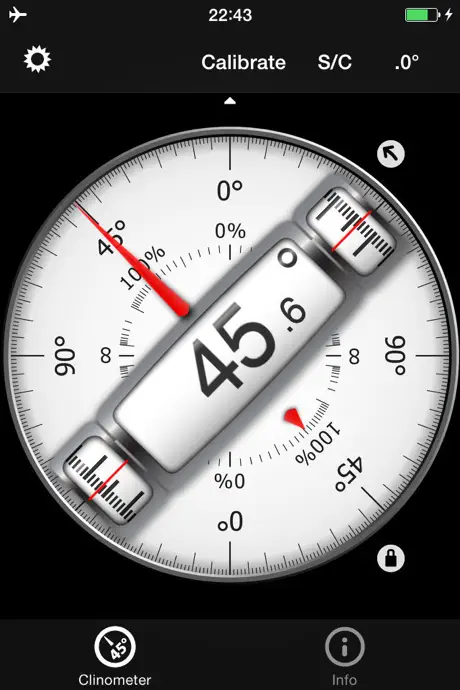 バブルレベル+傾斜計 (clinometer)