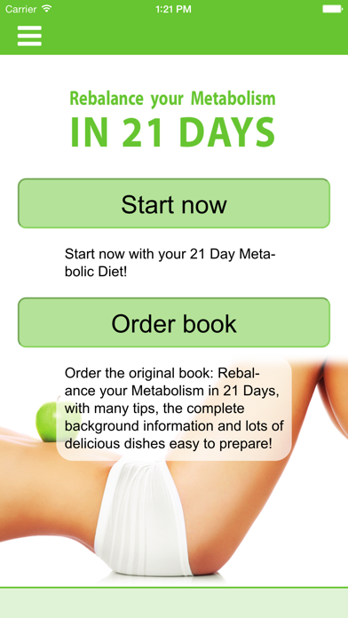 21 Days Metabolic Diet Screenshot