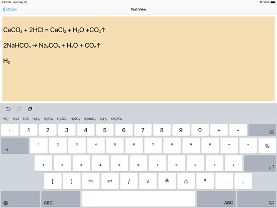 Screenshot #5 pour kChem - Chemistry Keyboard