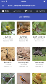 Birds Complete Reference Guide screenshot