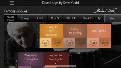 Screenshot #2 pour Drum Loops by Steve Gadd