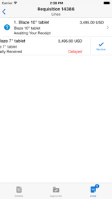 iProcurement for EBS screenshot