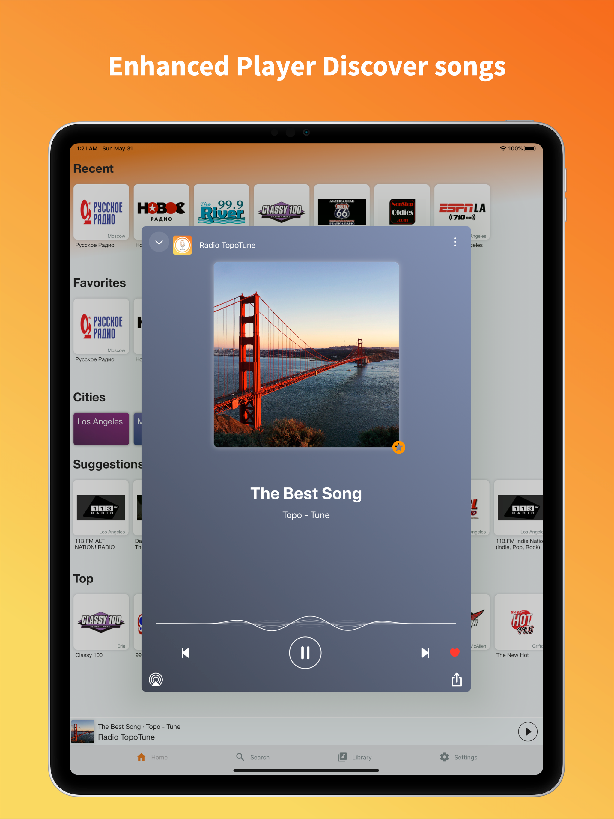 TopoTune - Live Radio & Music screenshot 5