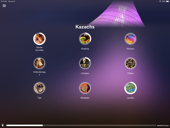 Leer Kazachs - EuroTalk iPad app afbeelding 1