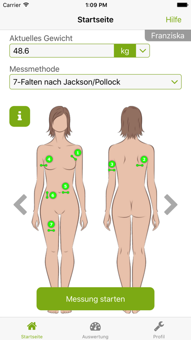 eaglefit® Caliper screenshot 2