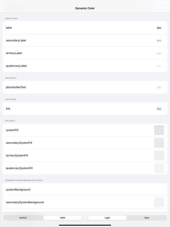 Dynamic Color iPad screenshot 3 - Developer Tools app