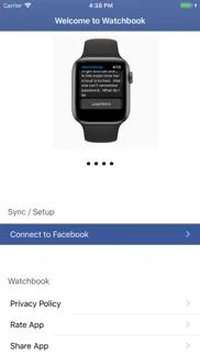 watchbook for facebook iphone screenshot 1