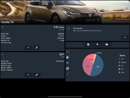 Screenshot #6 pour Car Log Universal