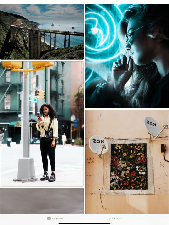 Wallpaper White iPad screenshot 4 - Lifestyle app