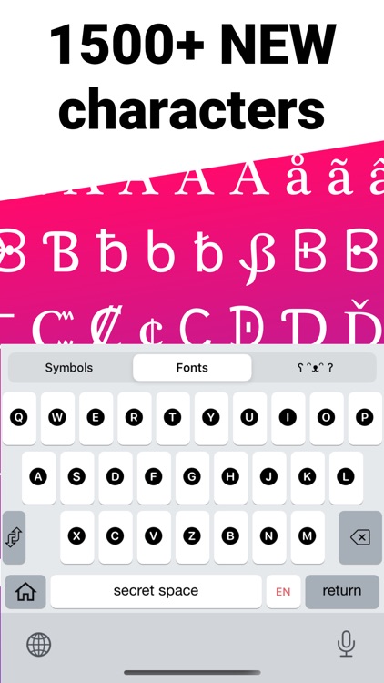 Keyboard for Stories