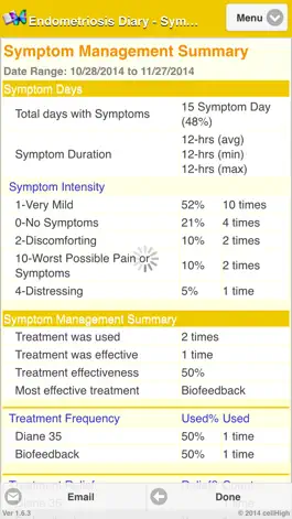 Game screenshot Endometriosis Diary hack