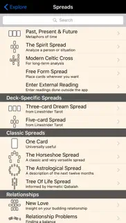 linestrider tarot iphone screenshot 3
