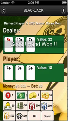 Game screenshot BlackJackX Casino game mod apk