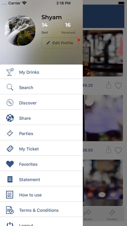 Shared Spirits - Drink Share