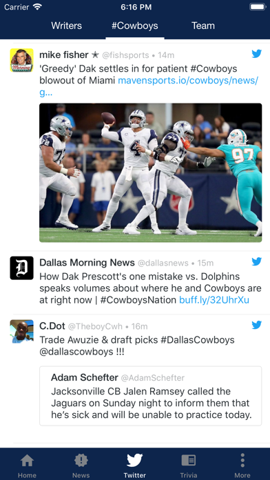 Screenshot #3 pour UltimateFan: Dallas Cowboys