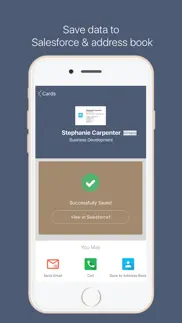 camcard for salesforce iphone screenshot 2