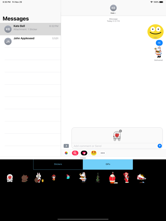 Emoji & GIF Keyboard Sticker iPad screenshot
