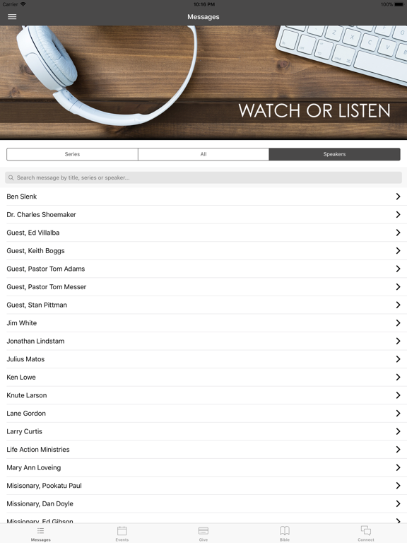 FBC Belong iPad screenshot 3 - Lifestyle app