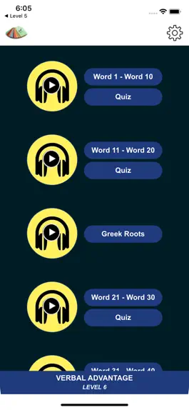 Game screenshot Verbal Advantage - Level 6 mod apk