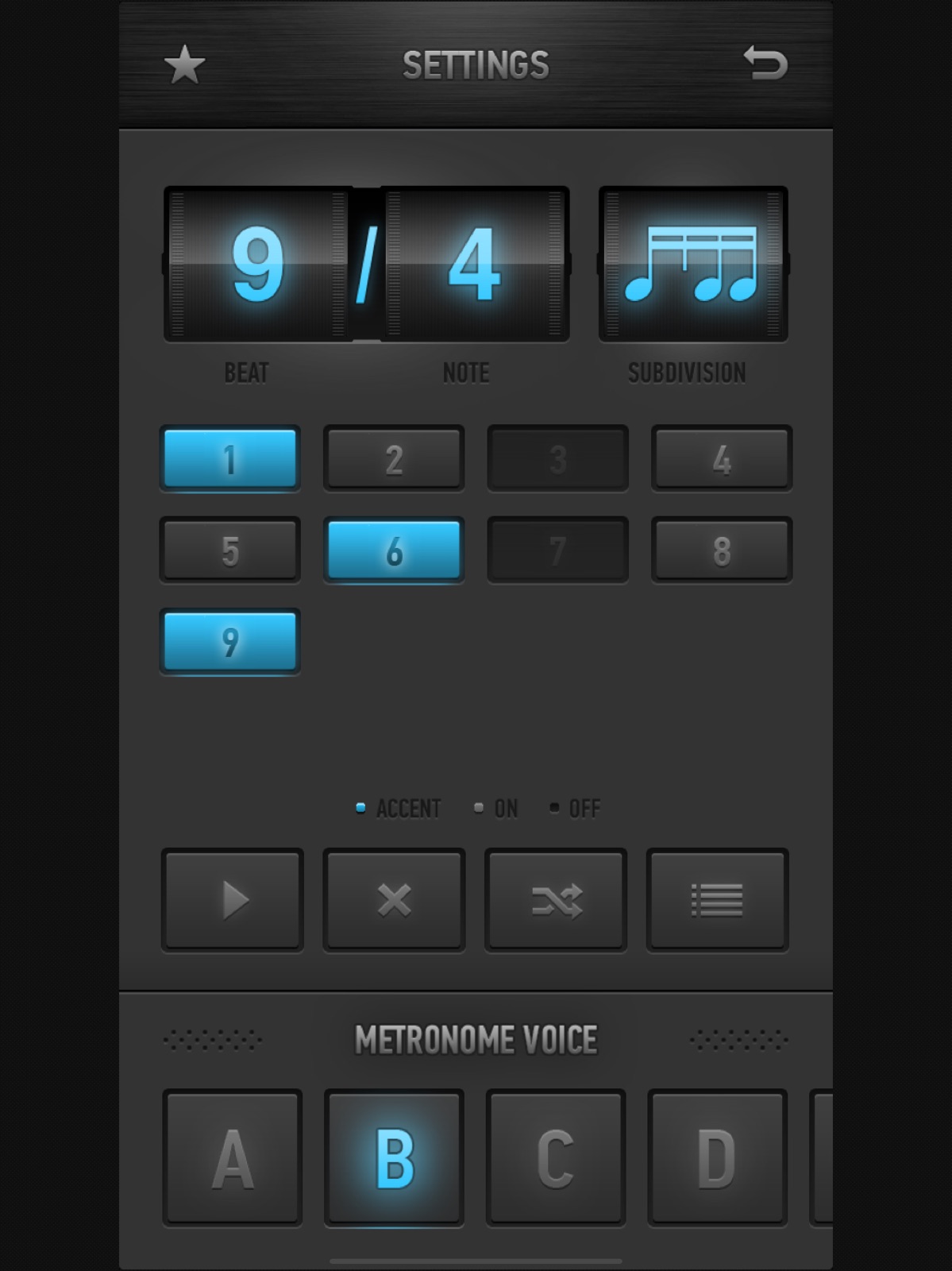 Metronome Ϟ ipad screenshot 2
