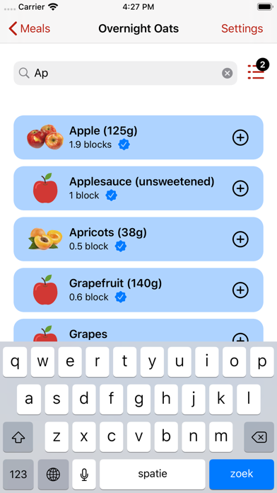 Zone Meal Planner screenshot 4