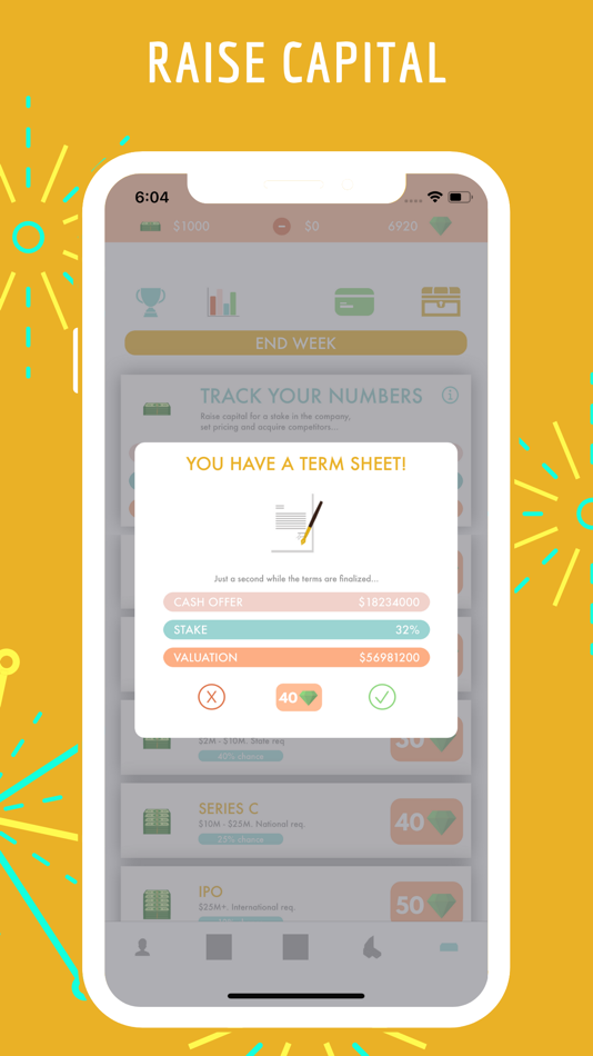 #3. Candy CEO - Business Simulator (iOS) By: Chimpanzee, LLC