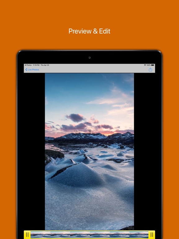 Screenshot #5 pour Livephoto to GIF & Video