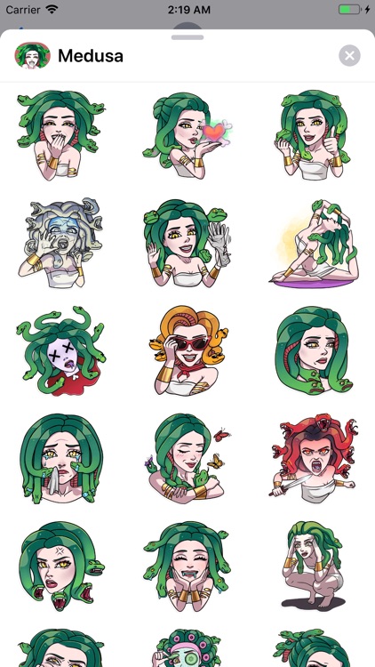 Medusa Stickers screenshot-4