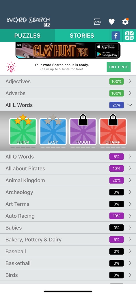 Word Search Puzzles RJS - Games App | MWM